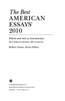 The_best_American_essays_2010