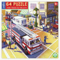 Jigsaw_Puzzle_--__Fire_Truck_in_the_City__64_pieces